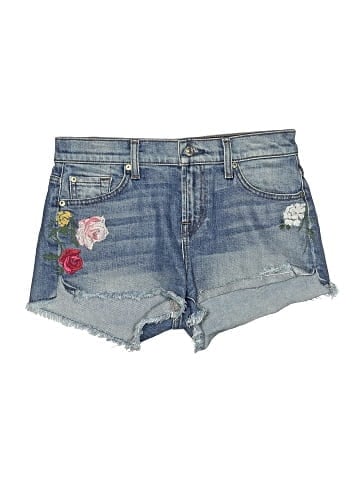 7 For All Mankind Denim Shorts (view 1)