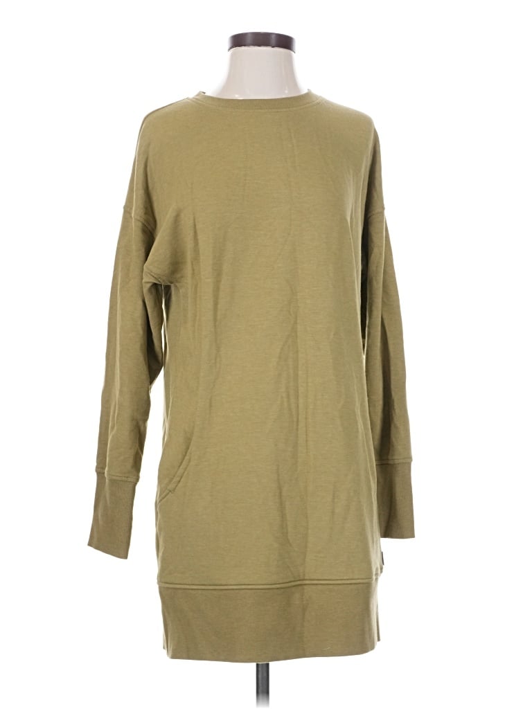 Pre-owned Eddie Bauer Casual Dress In Tan