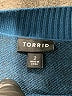 Torrid Paisley Blue Pullover Sweater Size 2X Plus (2) - photo 7