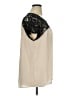 Maeve 100% Polyester Ivory Short Sleeve Blouse Size XL - photo 4