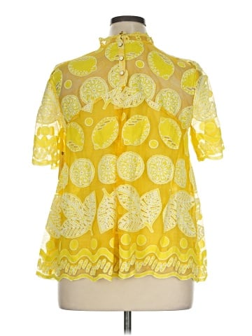 HD in Paris Short Sleeve Blouse (view 2)