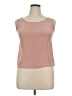 Unbranded 100% Silk Pink Sleeveless Top Size XL - photo 1