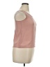Unbranded 100% Silk Pink Sleeveless Top Size XL - photo 4