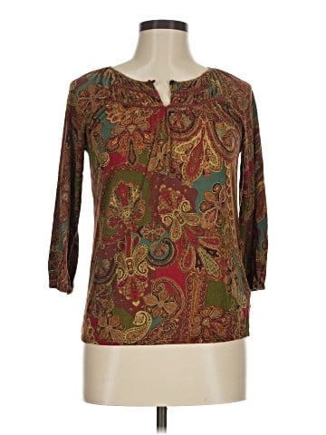 Lauren by Ralph Lauren 3/4 Sleeve Blouse (view 1)