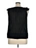 Odille Black Sleeveless Blouse Size 14 - photo 2