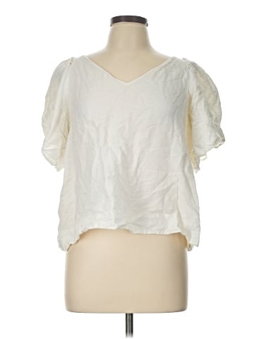 Ann Taylor Short Sleeve Blouse (view 1)