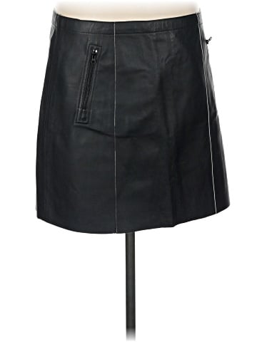 Vince. Leather Skirt (view 1)