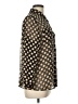 Chico's Polka Dots Gold Long Sleeve Blouse Size Lg Petite (2) - photo 4