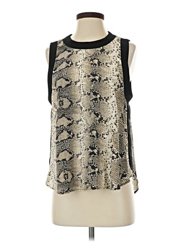 Elizabeth and James Sleeveless Silk Top (view 1)
