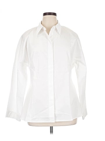 Lafayette 148 New York Long Sleeve Button-Down Shirt (view 1)