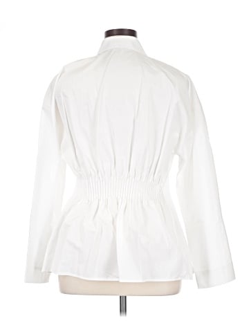 Lafayette 148 New York Long Sleeve Button-Down Shirt (view 2)