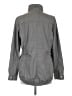 Express 100% Cotton Solid Gray Tan Jacket Size M - photo 2