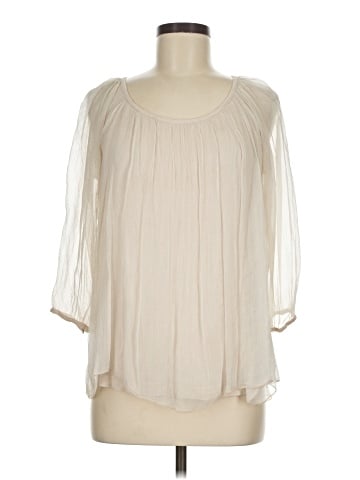 Bellambra 3/4 Sleeve Silk Top (view 1)