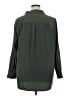 D&Co. 100% Polyester Solid Green 3/4 Sleeve Blouse Size 1X - photo 2