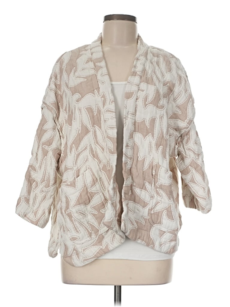 Pre-owned Universal Thread Cardigan Sweater In Tan