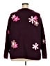 CeCe Floral Purple Pullover Sweater Size 3X - photo 2