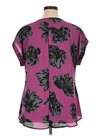 Lane Bryant Outlet Short Sleeve Blouse (view 2)