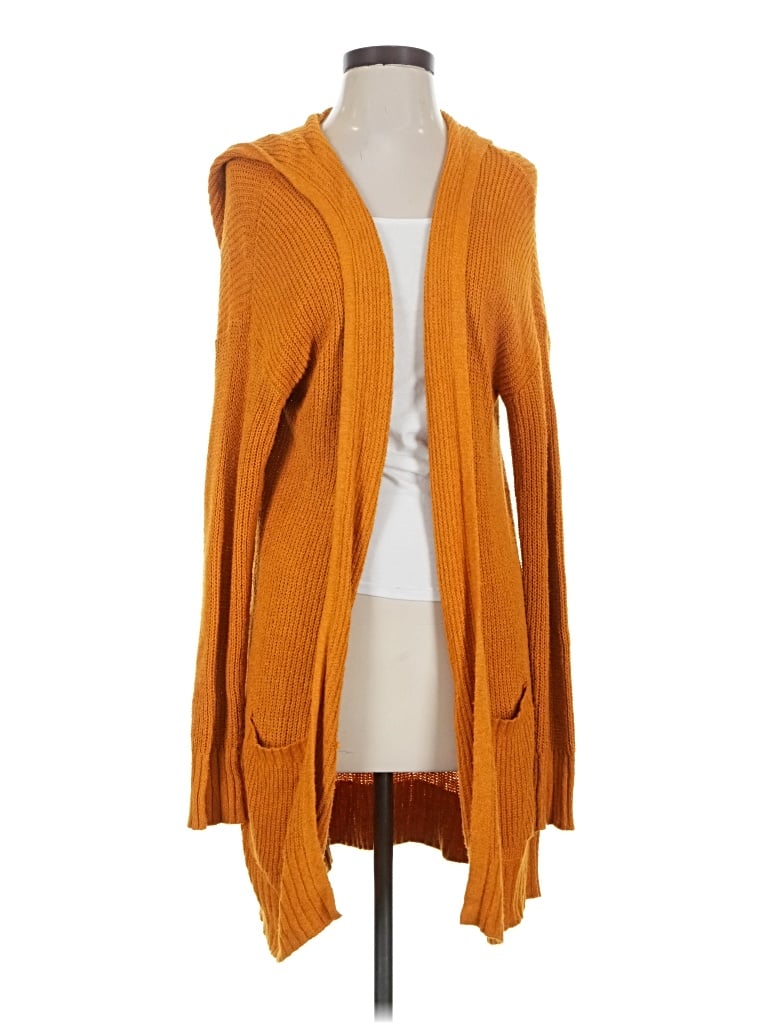 Pre-owned Express Cardigan Sweater In Orange