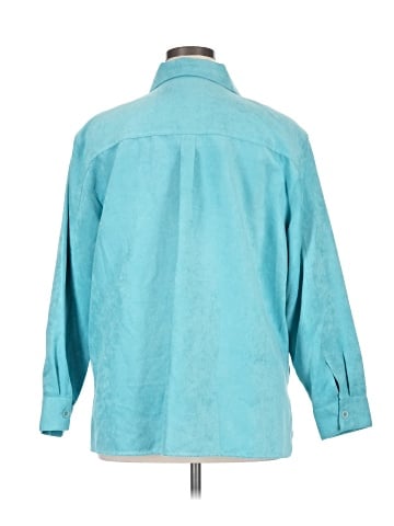 Draper's & Damon's 3/4 Sleeve Button-Down Shirt (view 2)