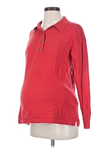 Gap - Maternity Long Sleeve Polo (view 1)