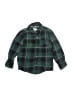 Carter's 100% Cotton Plaid Green Long Sleeve Button-Down Shirt Size 3T - photo 1