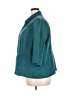 DressBarn 100% Polyester Teal Jacket Size 22 - photo 5