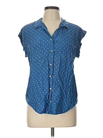 Jachs Girlfriend Sleeveless Button-Down Shirt (view 1)