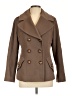 MICHAEL Michael Kors 100% Acetate Solid Brown Coat Size 10 - photo 1
