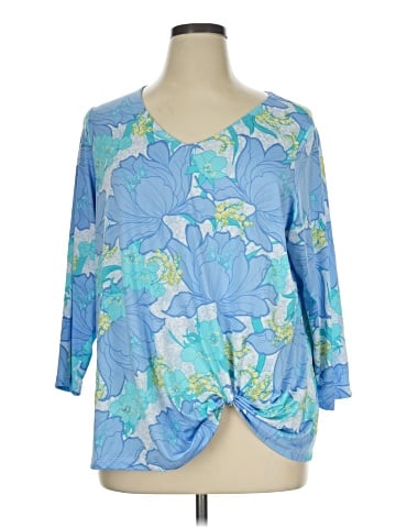 Ruby Rd. 3/4 Sleeve Blouse (view 1)