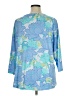 Ruby Rd. Blue 3/4 Sleeve Blouse Size 1X - photo 2
