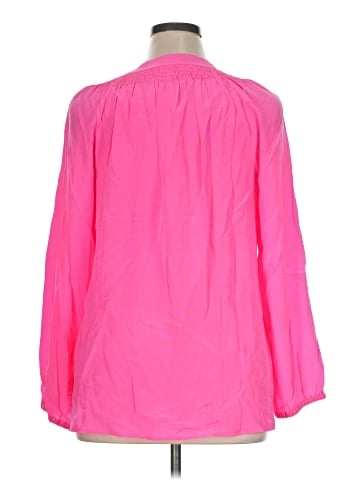 Lilly Pulitzer Long Sleeve Silk Top (view 2)