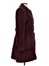 Tahari Solid Burgundy Coat Size 10 (petite) - photo 4