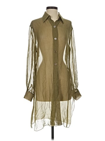 Linda Allard Ellen Tracy Long Sleeve Button-Down Shirt (view 1)