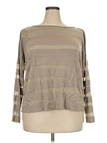 Lafayette 148 New York 3/4 Sleeve T-Shirt (view 1)