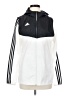 Adidas 100% Polyester White Track Jacket Size S - photo 1