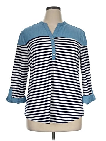 New Directions 3/4 Sleeve Top (view 1)