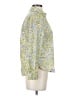 Talbots 100% Cotton Paisley Yellow Long Sleeve Button-Down Shirt Size S (petite) - photo 4