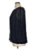 J.Crew 100% Polyester Blue 3/4 Sleeve Blouse Size 16 - photo 5