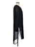 Soft Surroundings 100% Polyester Black Long Sleeve Blouse Size M - photo 4