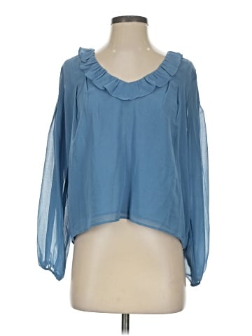 1.State 3/4 Sleeve Blouse (view 1)