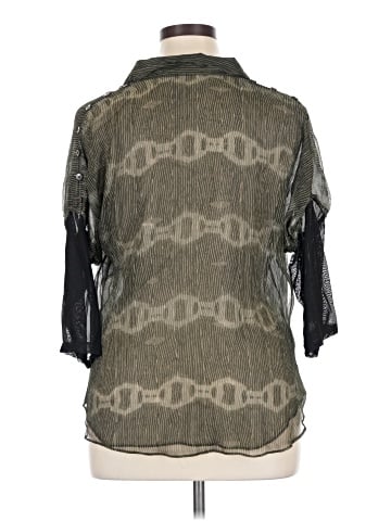 Bill Blass 3/4 Sleeve Silk Top (view 2)