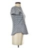 Ann Taylor Blue Short Sleeve Top Size XXS (petite) - photo 4