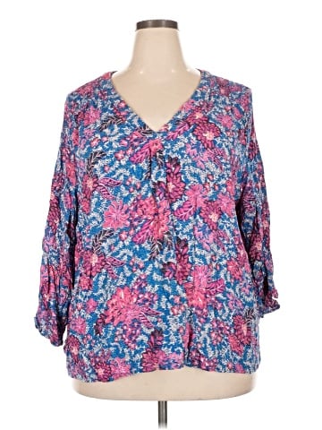 Jones New York 3/4 Sleeve Blouse (view 1)