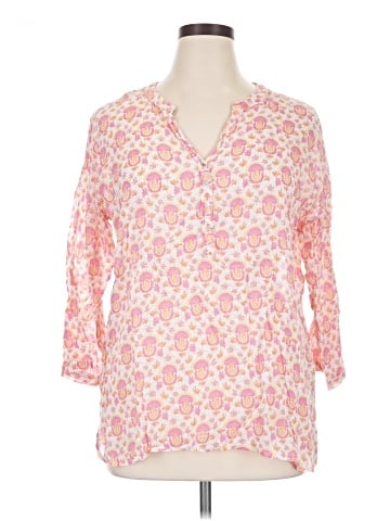 Rock Flower Paper 3/4 Sleeve Blouse (view 1)