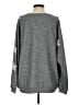 Easel Stars Gray Pullover Sweater Size S - photo 2