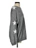 Easel Stars Gray Pullover Sweater Size S - photo 4