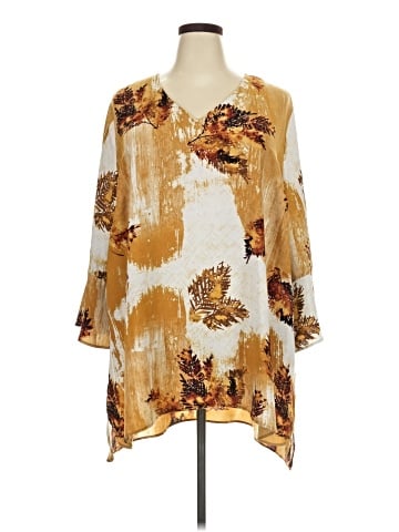 Catherines 3/4 Sleeve Blouse (view 1)