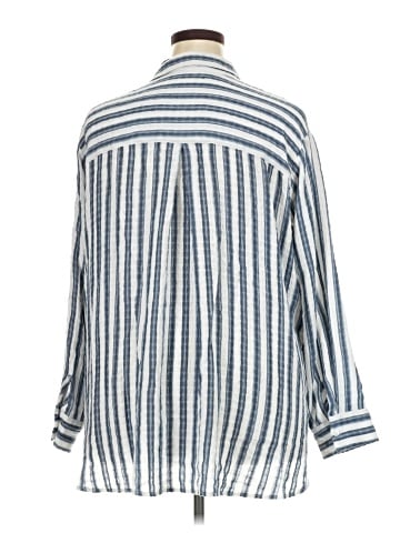 Jane and Delancey 3/4 Sleeve Button-Down Shirt (view 2)