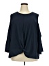 MICHAEL Michael Kors Blue 3/4 Sleeve Top Size 3X - photo 1