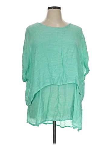 Umgee Short Sleeve Blouse (view 1)